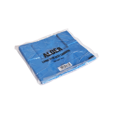 ALDER LARGE BLUE CARRIER BAGS 23mu 750S