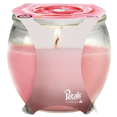 PETALI CANDLE JAR ROSE 120G X 6