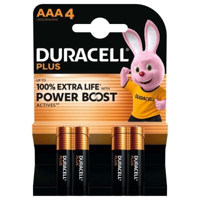 DURACELL AAA - MN2400 PLUS WITH POWER BOOST 4