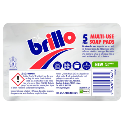 BRILLO PADS 5'S X 24