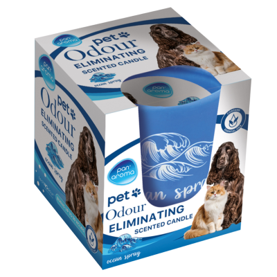 PAN AROMA PET ODOUR ELIMINATING CANDLE OCEAN