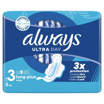 ALWAYS ULTRA DAY & NIGHT LONG PLUS WINGS 9S X