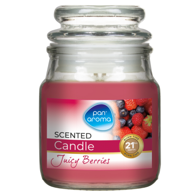 PAN AROMA JAR CANDLE JUICY BERRIES 85G X 12