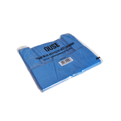OUSE LARGE HD BLUE CARRIER BAGS