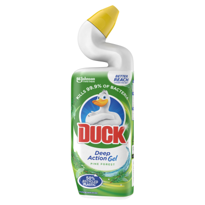DUCK TOILET DEEP ACTION GEL PINE 750ML X 8