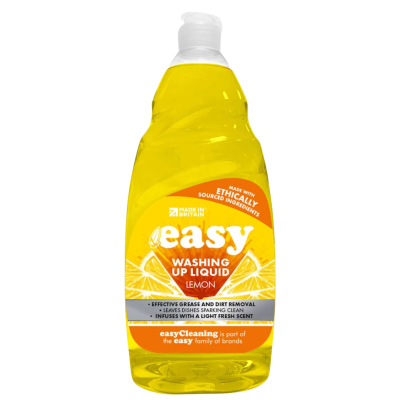 EASY WASHING UP LIQUID LEMON 500ML X 8