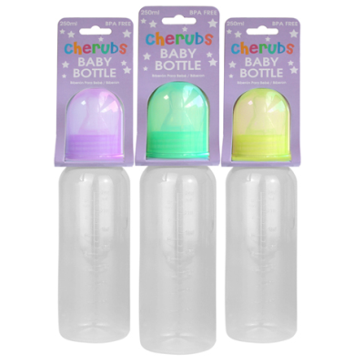 CHERUBS BABY BOTTLES 250ML X 12