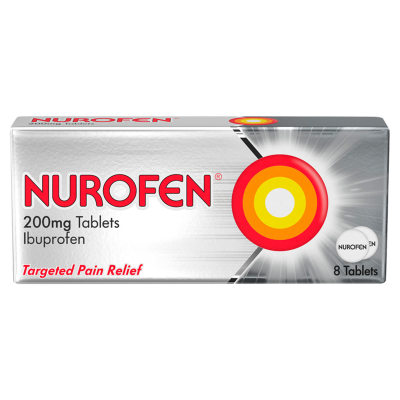 NUROFEN TABLETS 200MG 8S X 12 09/2026