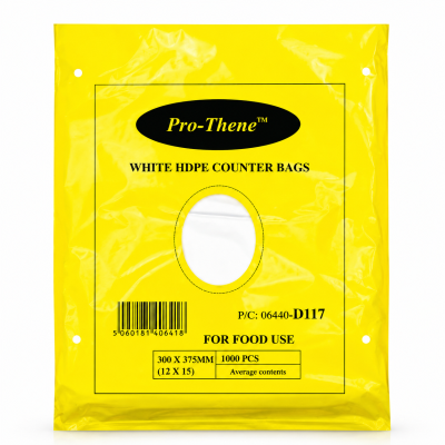 HDPE BAGS PRO-THENE 300 X 375 MM (12" X 15")