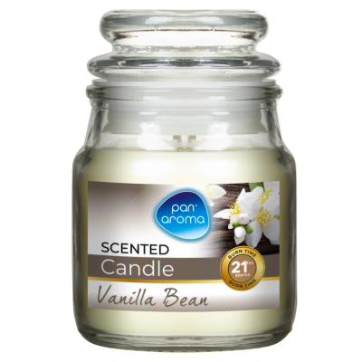 PAN AROMA JAR CANDLE VANILLA BEAN 85G X 12