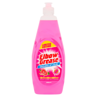 ELBOW GREASE PINK WASHING UP LIQUID 600ML X 1