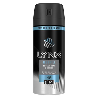 LYNX B/SPRAY ICE CHILL 150ML X 6