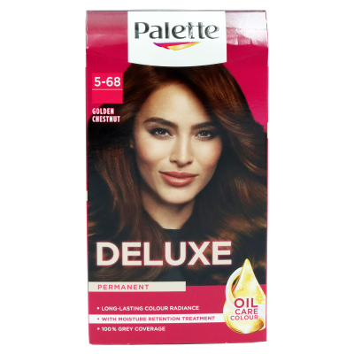 PALETTE 5-68 GOLDEN CHESTNUT HAIR DYE X 3