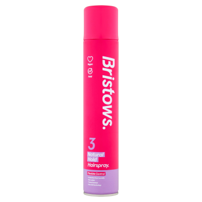 BRISTOWS HAIRSPRAY NATURAL HOLD 400ML X 6