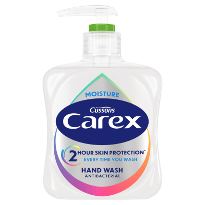 CAREX HAND WASH MOISTURE PLUS 250ML X 6 (PUMP