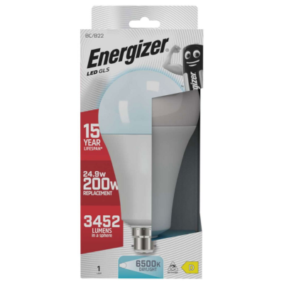 ENERGIZER LED GLS 24.9W B22 DAYLIGHT