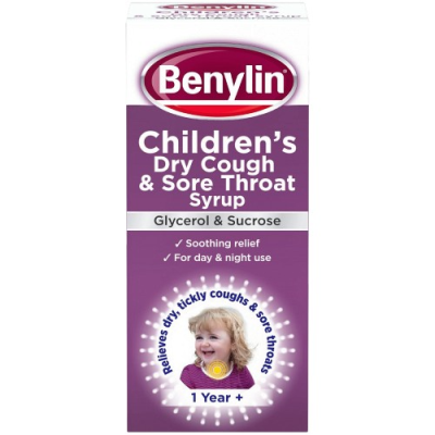 BENYLIN COUGH CHILD DRY BLACKCURRANT 125ML X